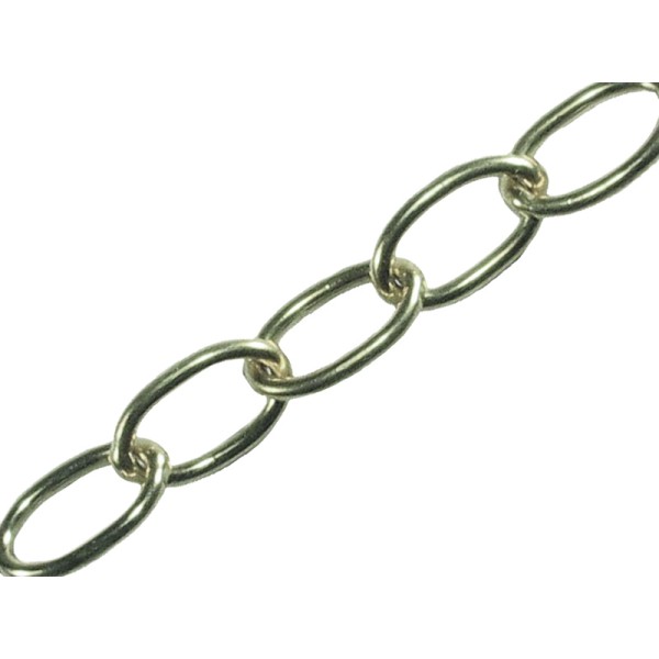Faithfull Oval Chain 1.8mm x 10m Chrome Faithfull Oval Chain 1.8mm x 10m Chrome