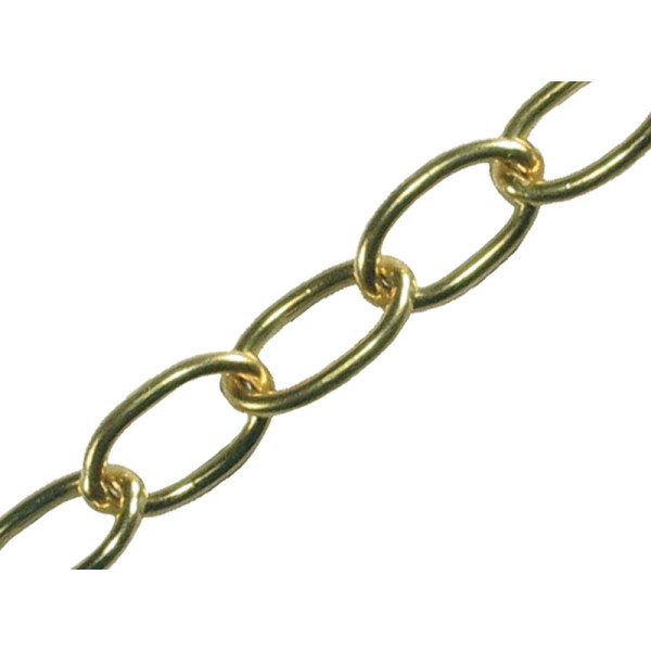 Faithfull Oval Chain 1.8mm x 10m Polished Brass Faithfull Oval Chain 1.8mm x 10m Polished Brass