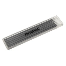 Faithfull Black Pencil Marking Refill Pack, 6 Piece