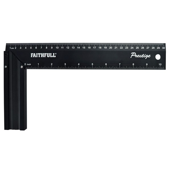 Faithfull Prestige Try Square Black Aluminium 300mm (12in) Faithfull Prestige Try Square Black Aluminium 300mm (12in)