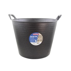 Faithfull Eco Flex Tub 25 litre - Recycled Black