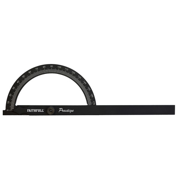 Faithfull Prestige Angle Gauge Black Aluminium 150 x 270mm Faithfull Prestige Angle Gauge Black Aluminium 150 x 270mm