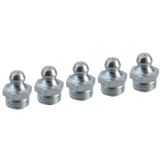 Faithfull Grease Nipple Straight M10 x 1.0 (Pack 5)