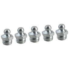 Faithfull Grease Nipple Straight M10 x 1.5 (Pack 5)