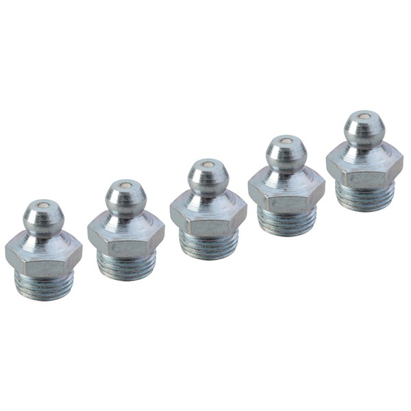 Faithfull Grease Nipple Straight 1/8in BSP (Pack 5) Faithfull Grease Nipple Straight 1/8in BSP (Pack 5)