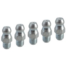 Faithfull Grease Nipple Straight M6 x 1.0 (Pack 5)