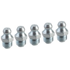 Faithfull Grease Nipple Straight M8 x 1.0 (Pack 5)