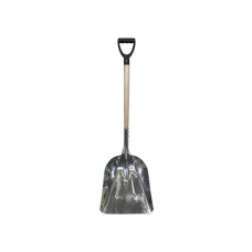 Faithfull Aluminium Grain Shovel Wood Handle