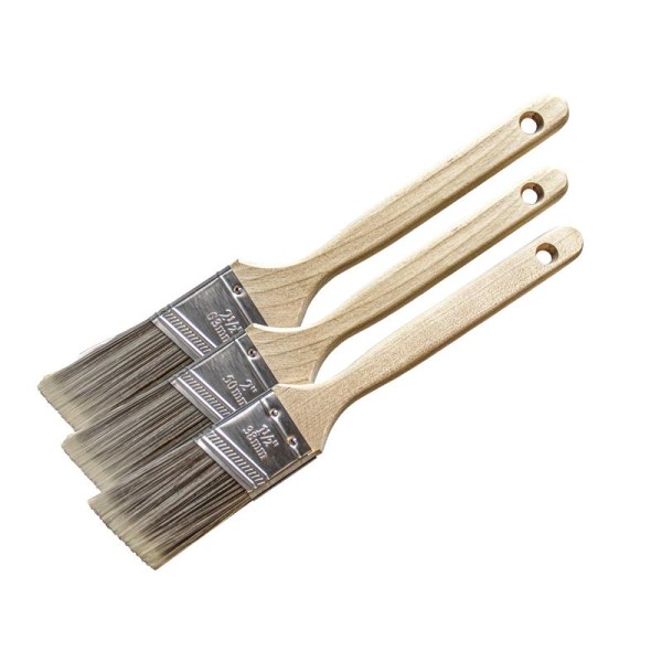 Faithfull Tradesman Synthetic Sash Brush Set, 3 Piece Faithfull Tradesman Synthetic Sash Brush Set, 3 Piece