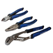 Faithfull Soft Grip Pliers Set, 3 Piece