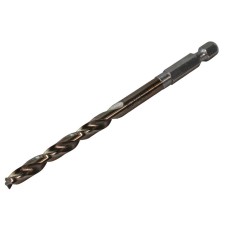 Faithfull HSSE M35 Cobalt Quick-Change Impact Drill Bit 6.0mm OL:109mm WL:57mm