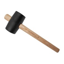 Faithfull FSC Black Rubber Mallet 16oz
