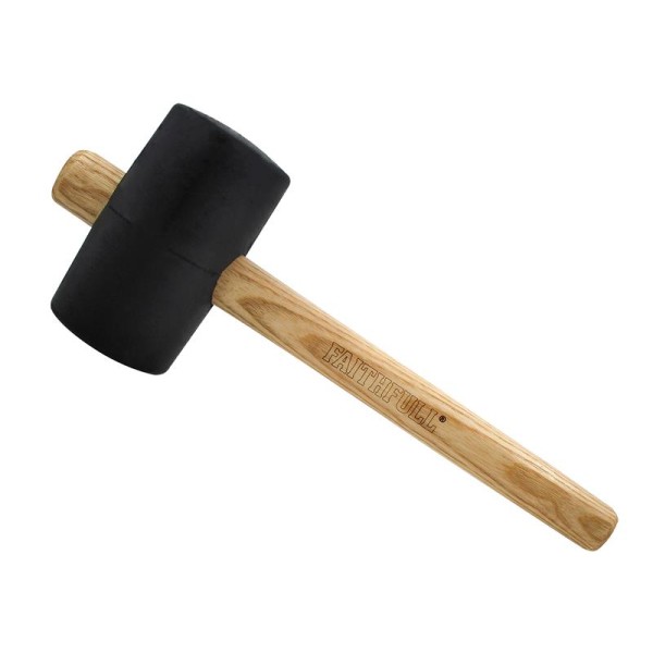 Faithfull FSC Black Rubber Mallet 28oz Faithfull FSC Black Rubber Mallet 28oz