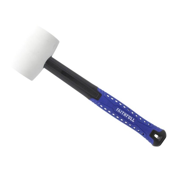 Faithfull White Fibreglass Mallet 16oz Faithfull White Fibreglass Mallet 16oz