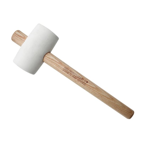 Faithfull FSC White Rubber Mallet 16oz Faithfull FSC White Rubber Mallet 16oz