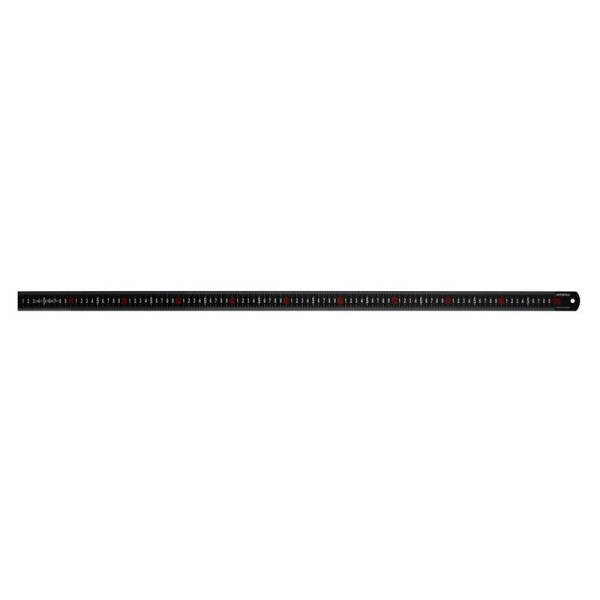 Faithfull Matt Black Stainless Steel Measuring Rule 1000mm Faithfull Matt Black Stainless Steel Measuring Rule 1000mm