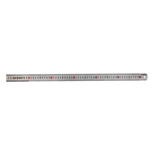Faithfull Matt Silver Measuring Rule 600mm Faithfull Matt Silver Measuring Rule 600mm