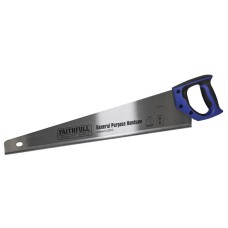 Faithfull General-Purpose Hardpoint Handsaw 550mm (22in) 8 TPI