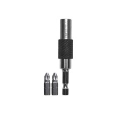 Faithfull 15° Flexi Bit Holder 75mm & PZ2(x2) Bits