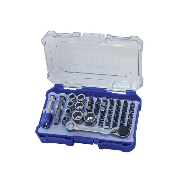 Faithfull Screwdriver Bit & Socket Set, 42 Piece Faithfull Screwdriver Bit & Socket Set, 42 Piece