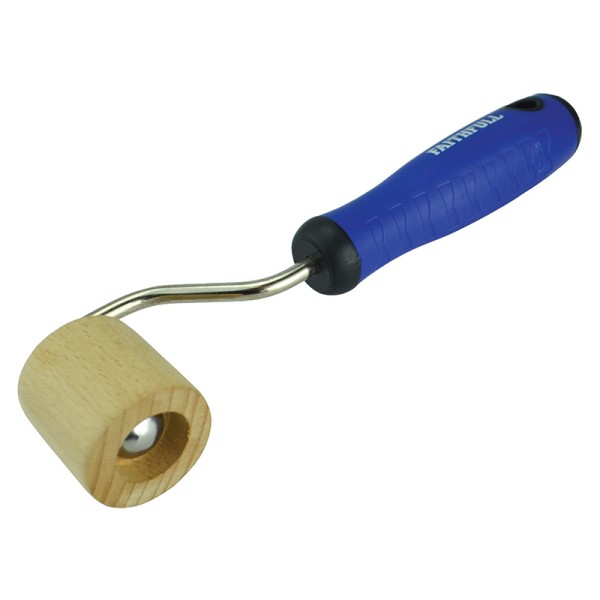 Faithfull Soft Grip Seam Roller - Wooden Faithfull Soft Grip Seam Roller - Wooden