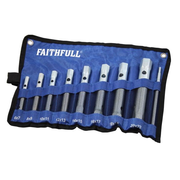 Faithfull Box Spanner Set, 8 Piece Faithfull Box Spanner Set, 8 Piece