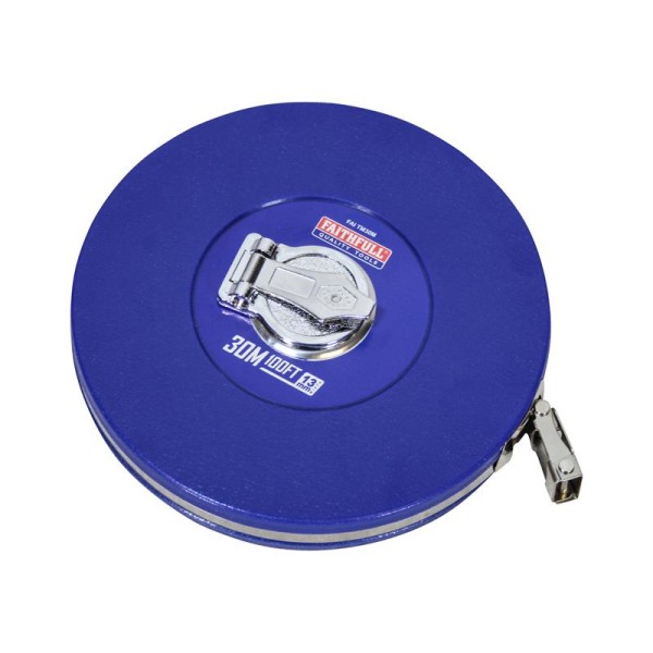 Faithfull Rounded Long Tape 30m/100ft (Width 13mm) Faithfull Rounded Long Tape 30m/100ft (Width 13mm)