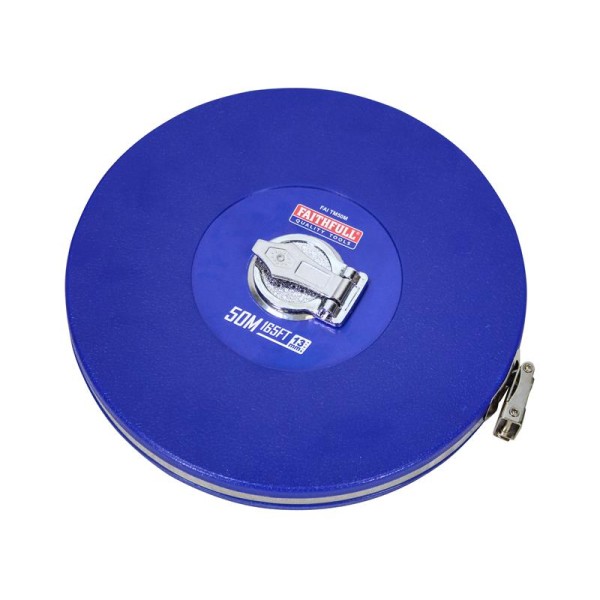 Faithfull Rounded Long Tape 50m/165ft (Width 13mm) Faithfull Rounded Long Tape 50m/165ft (Width 13mm)