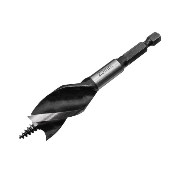 Faithfull Tri-Point Speed Auger Bit 20mm Stubby Faithfull Tri-Point Speed Auger Bit 20mm Stubby