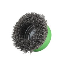 Faithfull X-LOCK Wire Cup Brush 75mm M14x2, 0.30mm Stainless Steel Wire