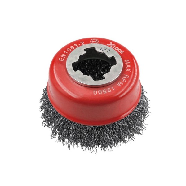 Faithfull X-LOCK Wire Cup Brush 75mm M14x2, 0.30mm Steel Wire Faithfull X-LOCK Wire Cup Brush 75mm M14x2, 0.30mm Steel Wire