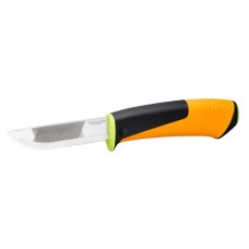 Fiskars Heavy-Duty Knife with Sharpener