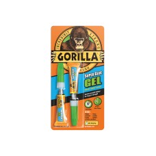 Gorilla Glue Gorilla Superglue Gel 3g (Twin Pack)