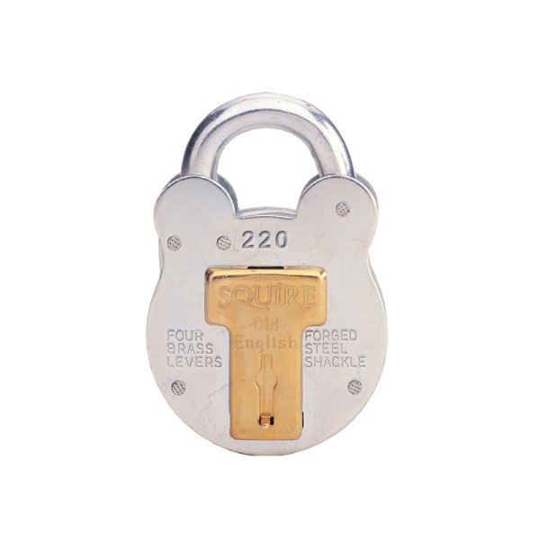 Squire 220 Old English Padlock with Steel Case 38mm Squire 220 Old English Padlock with Steel Case 38mm