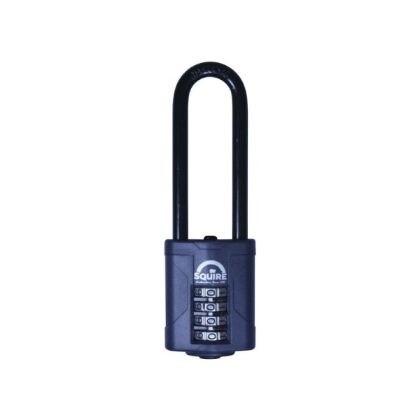 Squire CP40/2.5 Combination Padlock 4-Wheel 40mm Extra Long Shackle 63mm Squire CP40/2.5 Combination Padlock 4-Wheel 40mm Extra Long Shackle 63mm