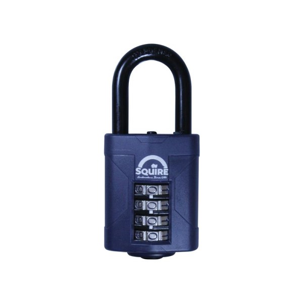 Squire CP50/1.5 Combination Padlock 4-Wheel 50mm Long Shackle 38mm Squire CP50/1.5 Combination Padlock 4-Wheel 50mm Long Shackle 38mm