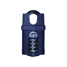 Squire CP50CS Combination Padlock 4-Wheel Closed Shackle 50mm