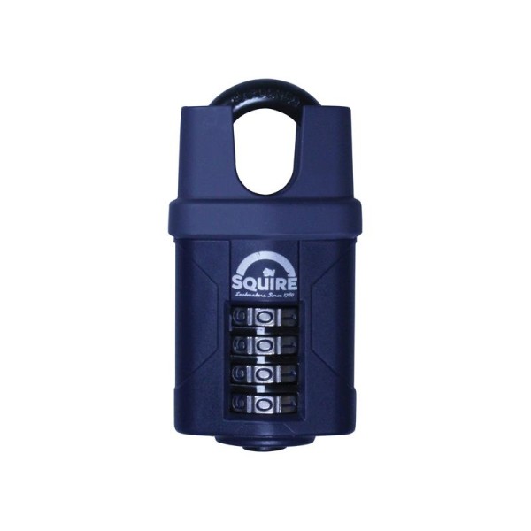 Squire CP50CS Combination Padlock 4-Wheel Closed Shackle 50mm Squire CP50CS Combination Padlock 4-Wheel Closed Shackle 50mm