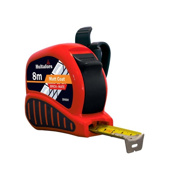 Hultafors BM8M Brick-Mate Pocket Tape 8m (Width 25mm) (Metric only) Hultafors BM8M Brick-Mate Pocket Tape 8m (Width 25mm) (Metric only)