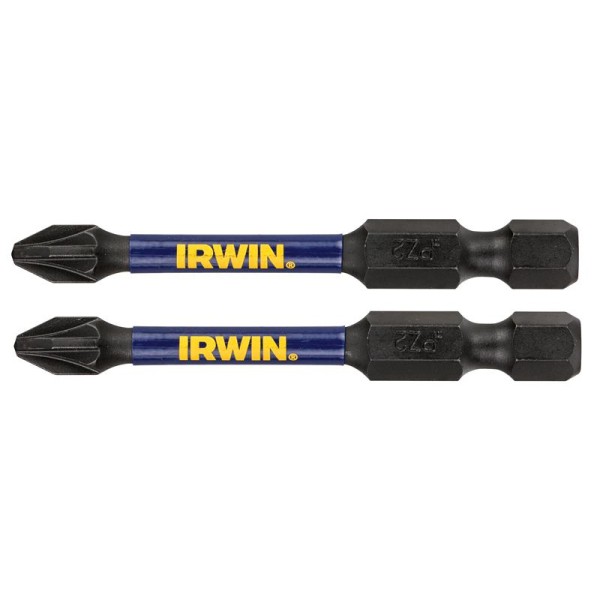 IRWIN® Impact Pro Performance Screwdriver Bits PZ2 57mm (Pack 5) IRWIN® Impact Pro Performance Screwdriver Bits PZ2 57mm (Pack 5)