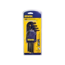 IRWIN® T10757 Long Arm Ball End Hex Key Set, 10 Piece (1.5-10mm) IRWIN® T10757 Long Arm Ball End Hex Key Set, 10 Piece (1.5-10mm)