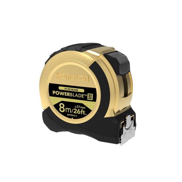 Komelon Gold Pocket Tape 8m/26ft (Width 27mm) Komelon Gold Pocket Tape 8m/26ft (Width 27mm)