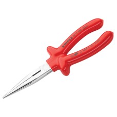 Knipex VDE Snipe Nose Side Cutting Pliers Dipped Handles 200mm