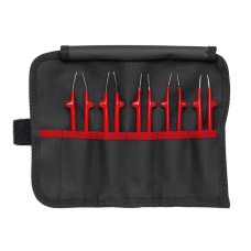 Knipex Insulated Universal Tweezers Set, 5 Piece