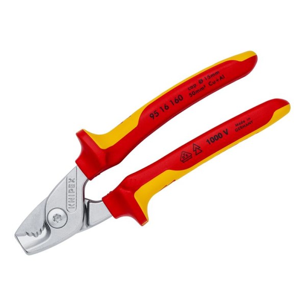 Knipex StepCut Cable Shears 160mm Knipex StepCut Cable Shears 160mm