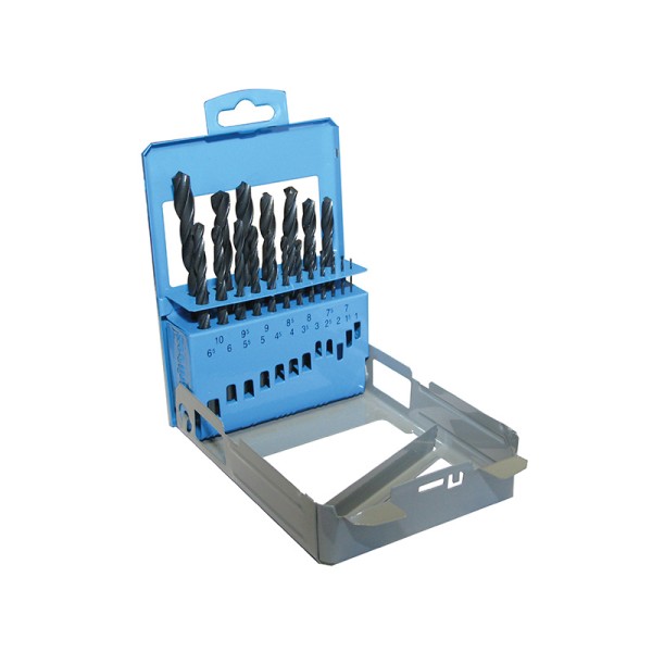 Krino Rolled HSS Twist Drill Bit Set, 19 Piece Krino Rolled HSS Twist Drill Bit Set, 19 Piece