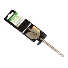 Krino Flat Wood Drill Bit 40mm Display Pack