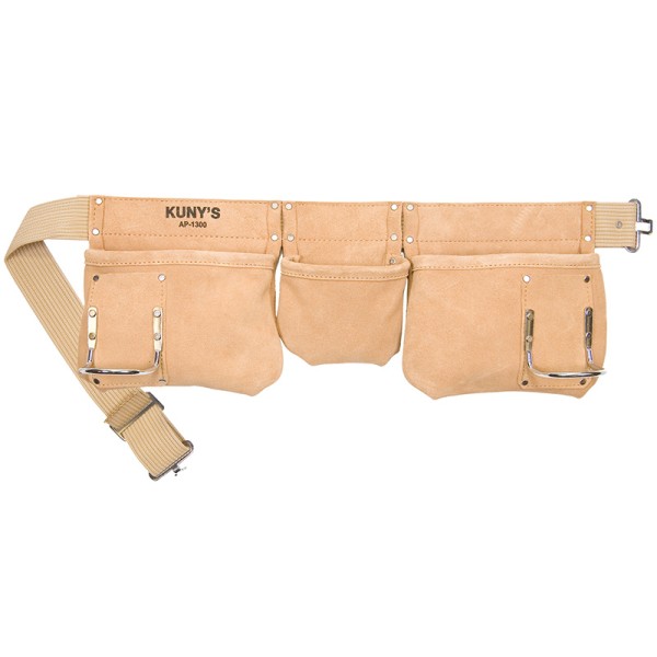 Kuny's AP-1300 Carpenter's Apron 5 Pocket Suede Leather Kuny's AP-1300 Carpenter's Apron 5 Pocket Suede Leather