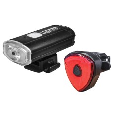 Lighthouse Elite Rechargeable LED Bike Light Set