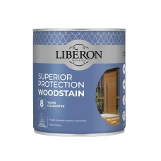 Liberon Superior Protection 8 Year Woodstain Medium Oak Satin 750ml